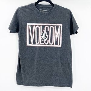 Volcom Men's Grey Graphic Short‎ Sleeve T Shirt Size S